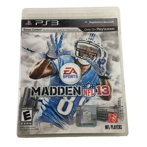 MADDEN NFL 13 PS3 COMPLETE (SONY PLAYSTATION 3, 2012)